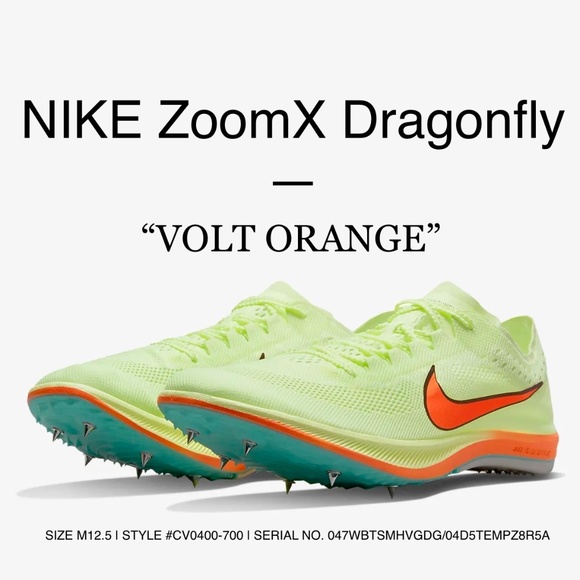 Nike ZoomX Dragonfly Spikes | Track Racing Flats | M12.5 CV0400-700 | NWT No Lid - Picture 1 of 7